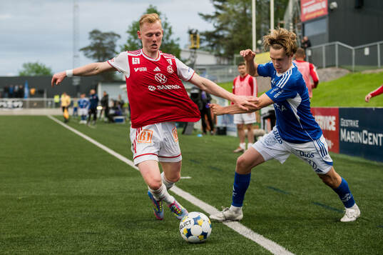 Sandvikens IFs Christopher Redenstrand och GIF Sundsvalls