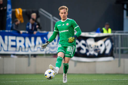 Sandvikens IFs målvakt Hannes Sveijer