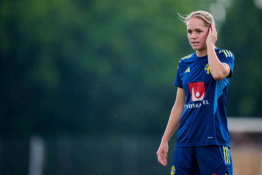 Hanna Lundkvist of the Swedish women’s national football