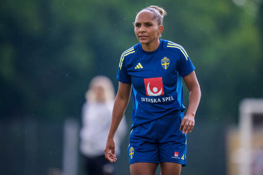 Madelen Janogy of the Swedish women’s national football