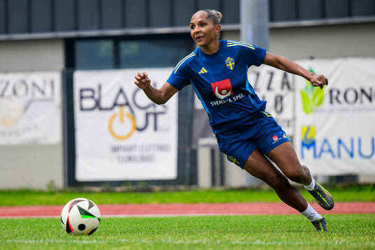 Madelen Janogy of the Swedish women’s national football