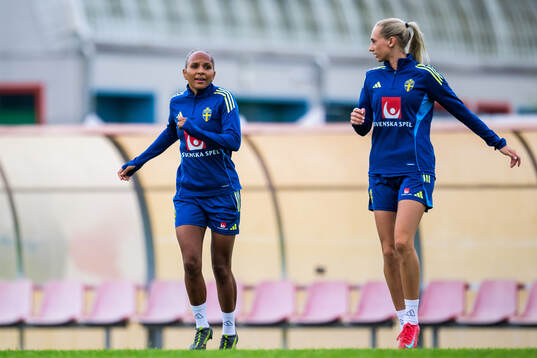 Madelen Janogy and Ellen Wangerheim of the Swedish