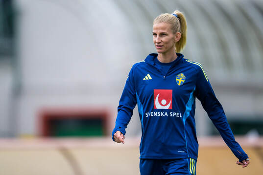 Sofia Jakobsson of the Swedish women’s national football