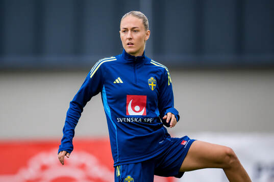 Emma Kullberg of the Swedish women’s national football