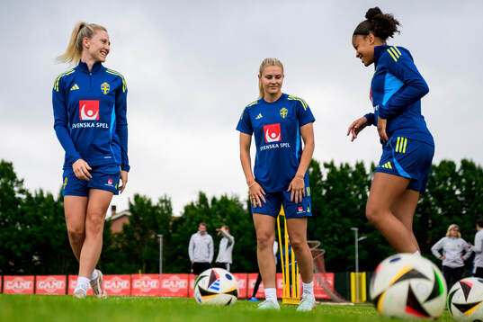 Rebecka Blomqvist, Hanna Lundkvist and Felicia Schröder of