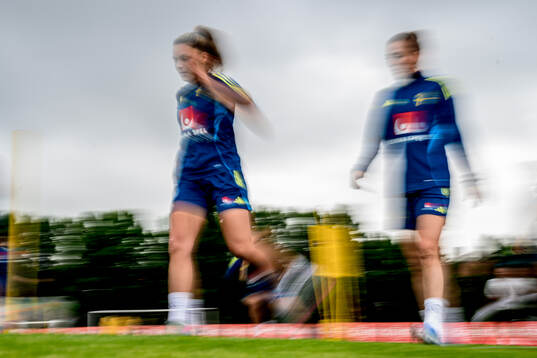 Johanna Rytting Kaneryd and Linda Sembrant of the Swedish