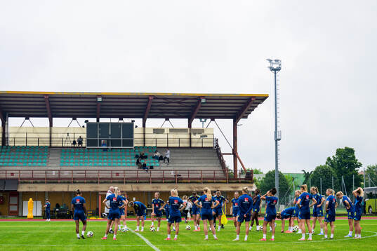 Players of the Swedish women’s national football team