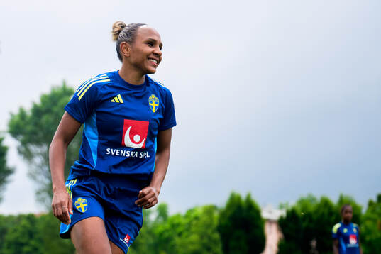 Madelen Janogy of the Swedish women’s national football