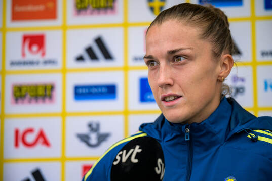 Filippa Angeldahl of the Swedish women’s national