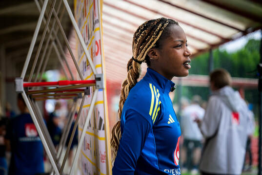 Evelyn Ijeh of the Swedish women’s national football team