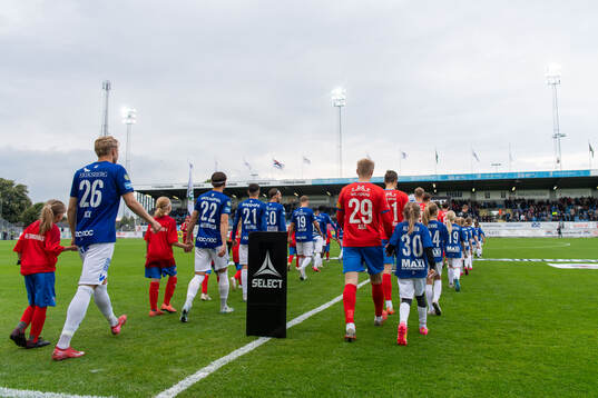 Trelleborgs Johannes Käck och Helsingborgs Oscar Aga gör