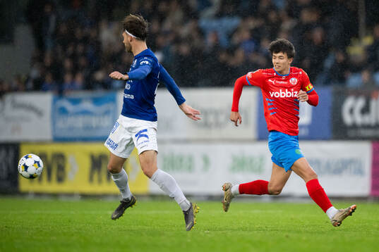 Trelleborgs Felix Hörberg och Helsingborgs Max Bjurström