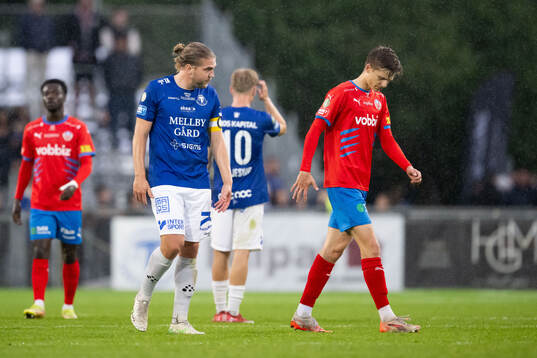 Trelleborgs Charlie Weberg och Helsingborgs Adrian