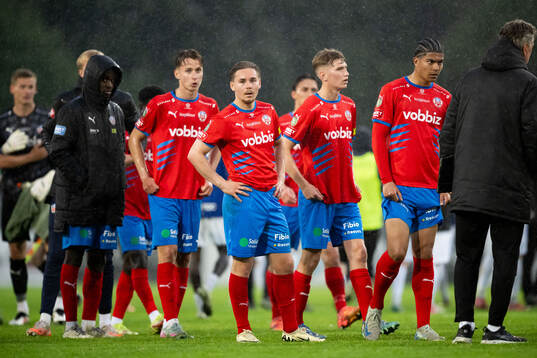 Helsingborgs Simon Bengtsson och Milan Silva Rasmussen