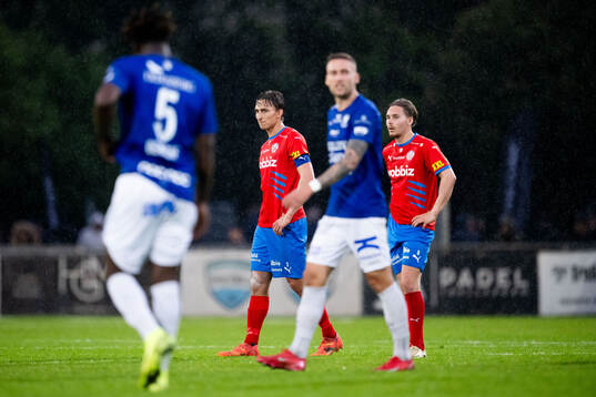 Helsingborgs Wilhelm Nilsson och Simon Bengtsson deppar