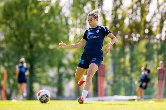 Celin Bizet Ildhusøy of the Norwegian women's national
