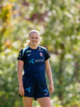 Mathilde Harviken of the Norwegian women's national