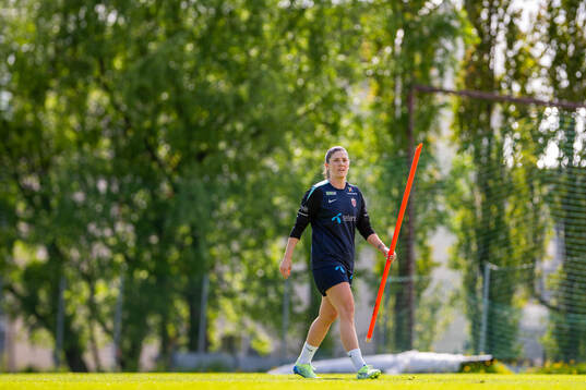 Maren Mjelde of the Norwegian women's national football team