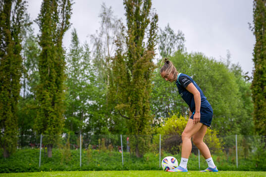 Vilde Bøe Risa of the Norwegian women's national football