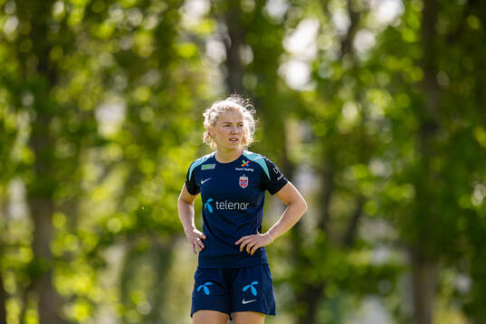 Justine Kielland of the Norwegian women's national football