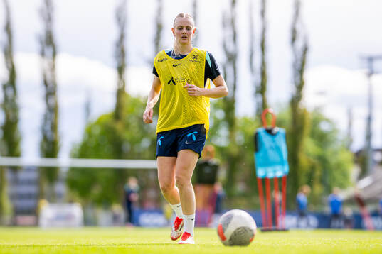 Karina Sævik of the Norwegian women's national football