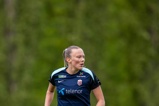 Synne Sofie Kinden Jensen of the Norwegian women's national