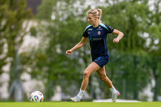 Ada Hegerberg of the Norwegian women's national football