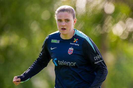 Signe Gaupset of the Norwegian women's national football