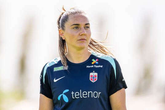 Vilde Bøe Risa of the Norwegian women's national football