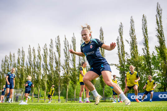 Thea Bjelde of the Norwegian women's national football team