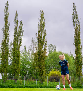 Guro Bergsvand of the Norwegian women's national football