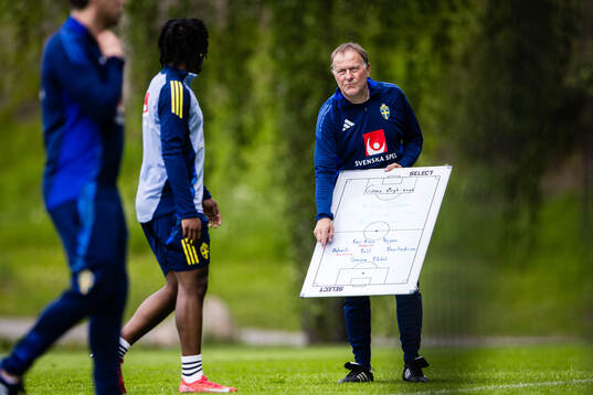 Assistant coach Remy Reijnierse of the Swedish men's
