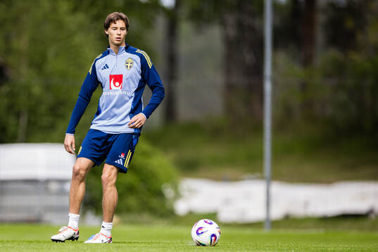 John Mellberg of the Swedish men's national football team
