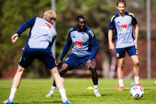 Ken Sema of the Swedish men's national football team