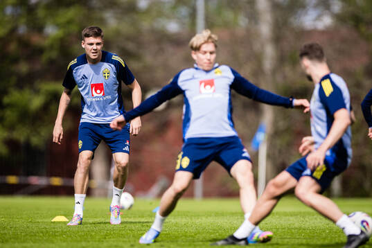 Emil Holm of the Swedish men's national football team