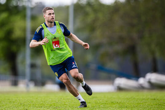 Gabriel Gudmundsson of the Swedish men's national football
