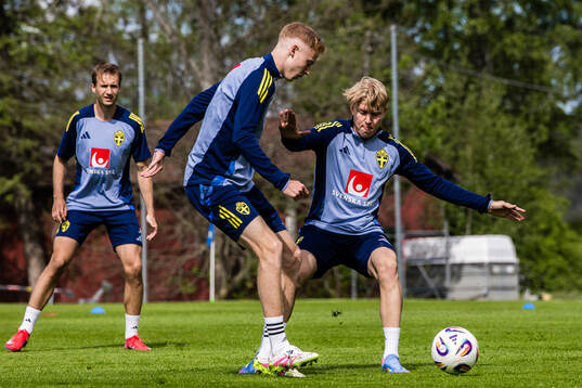 Hugo Larsson and Daniel Svensson of the Swedish men's