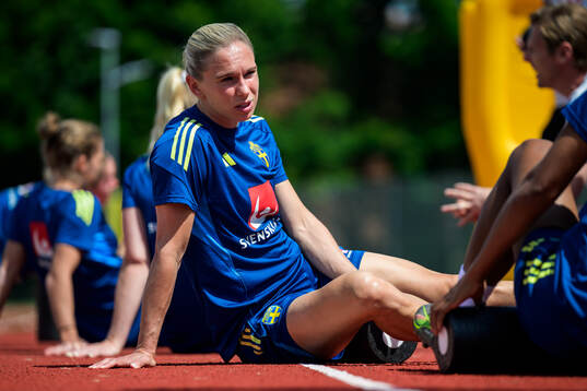 Jonna Andersson of the Swedish women’s national football