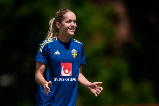 Hanna Lundkvist of the Swedish women’s national football
