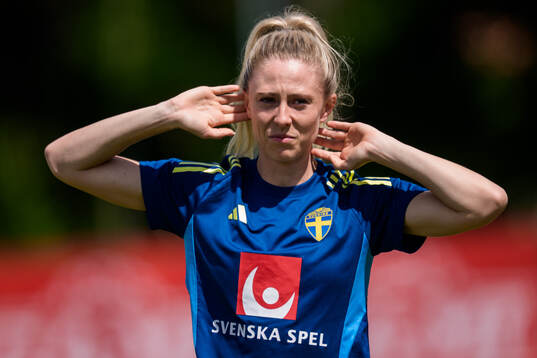 Rebecka Blomqvist of the Swedish women’s national