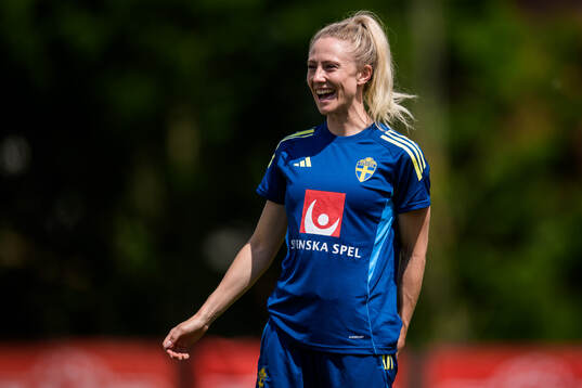 Rebecka Blomqvist of the Swedish women’s national