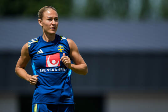 Emma Kullberg of the Swedish women’s national football