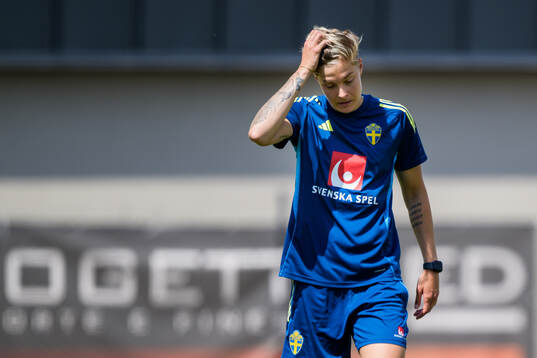 Lina Hurtig of the Swedish women’s national football team