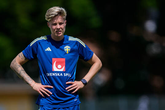 Lina Hurtig of the Swedish women’s national football team