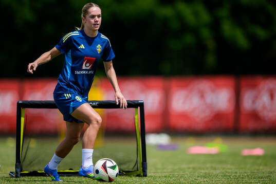 Hanna Lundkvist of the Swedish women’s national football