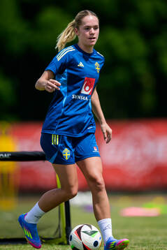 Hanna Lundkvist of the Swedish women’s national football