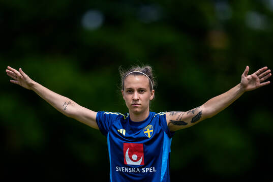 Julia Zigiotti Olme of the Swedish women’s national