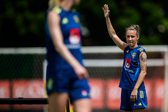 Julia Zigiotti Olme of the Swedish women’s national