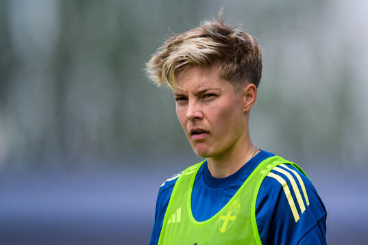 Lina Hurtig of the Swedish women’s national football team