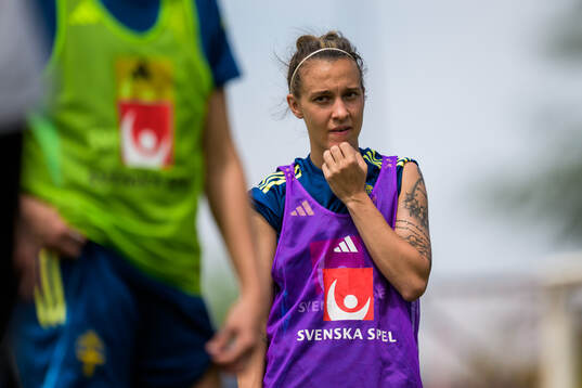 Julia Zigiotti Olme of the Swedish women’s national